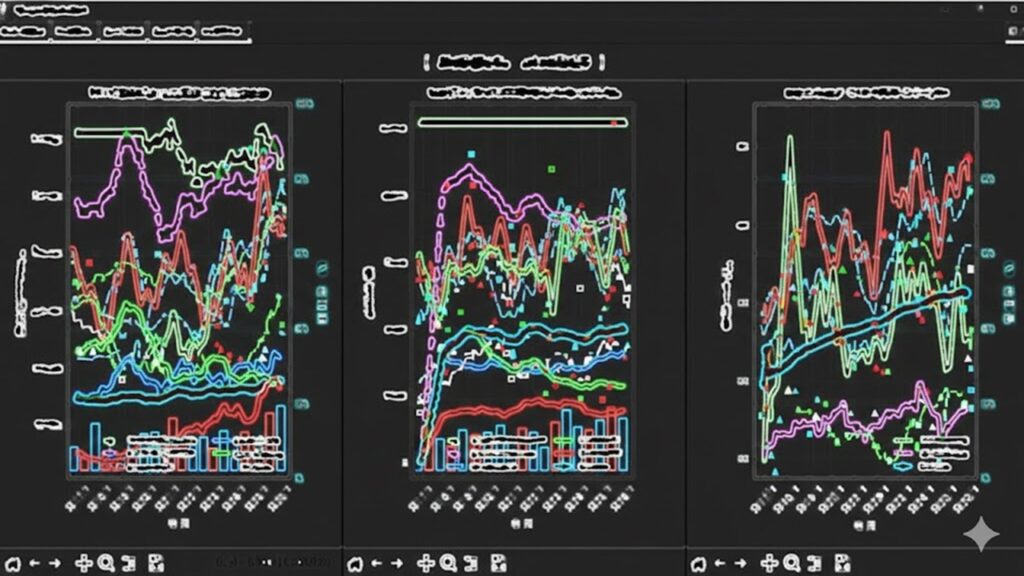 成果に直結するLTV、見積件数、受注率、平均金額の4指標を可視化した、Python自作の営業管理ダッシュボード画面