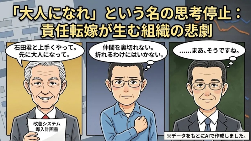 大人になれ」という責任転嫁に屈しない営業改革の断行｜製造業DXブログ第16話